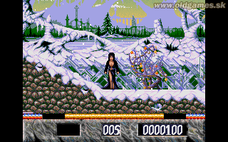 Elvira: The Arcade Game - PC DOS, Elvira on Frozen Earth