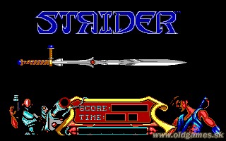 Strider - PC DOS, Title