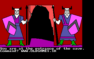 Demon's Forge, The - Cave Entrance - PCjr