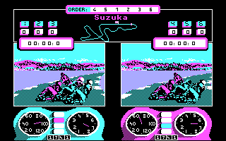 Superbike Challenge - PC DOS, Gameplay - Suzuka