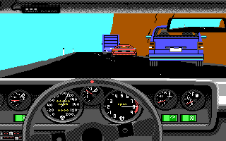 Test Drive - PC DOS, Gameplay