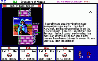 Tunnels & Trolls: Crusaders of Khazan - PC DOS