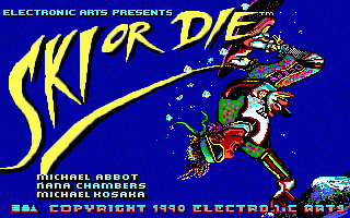 Ski or Die - PC DOS, Title