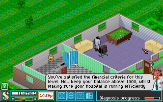 Theme Hospital - PC DOS, Time to relax