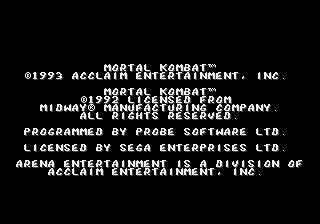 Play Mortal Kombat Online - Sega Genesis Classic Games Online