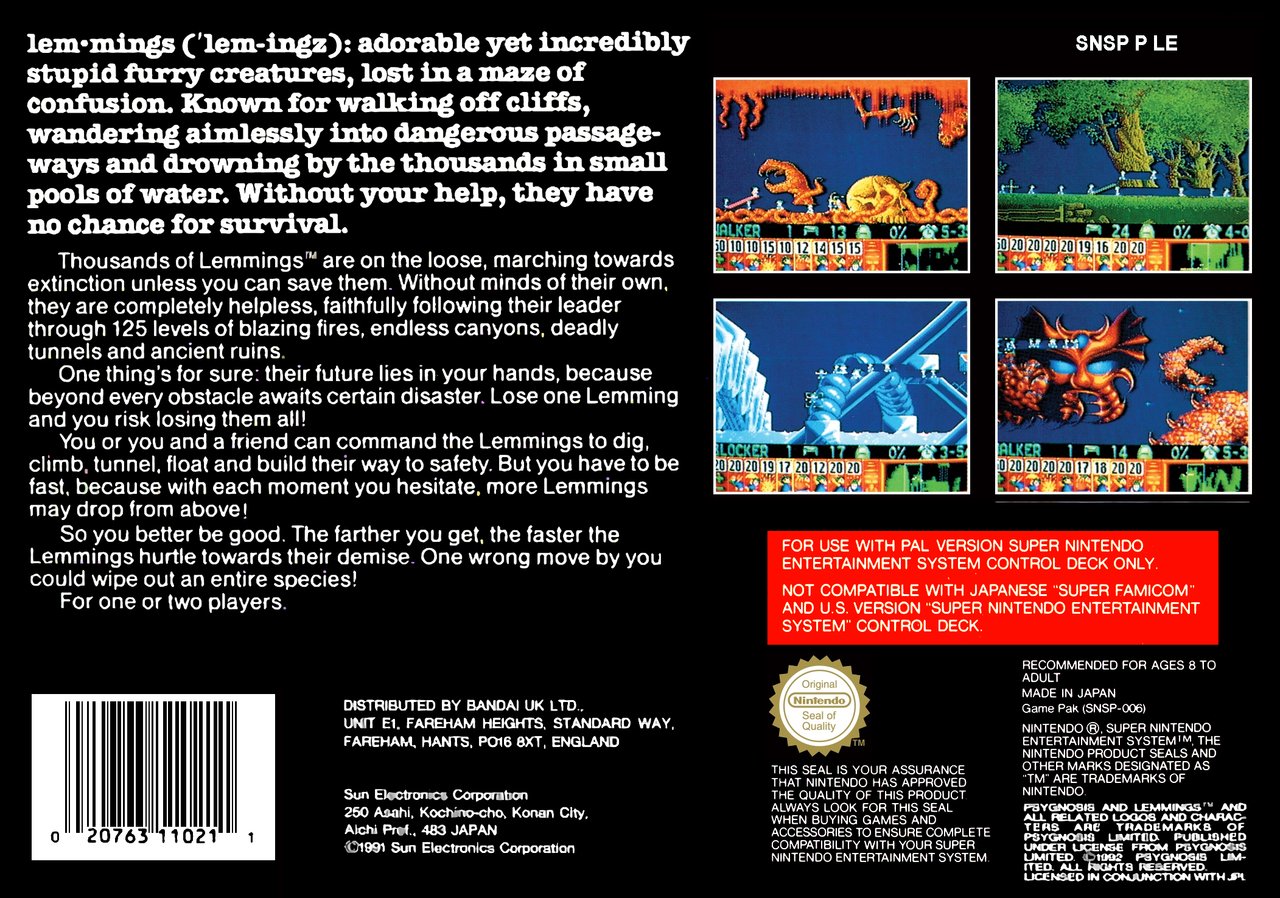 Lemmings 2: The Tribes (8-bit) - Sega Retro