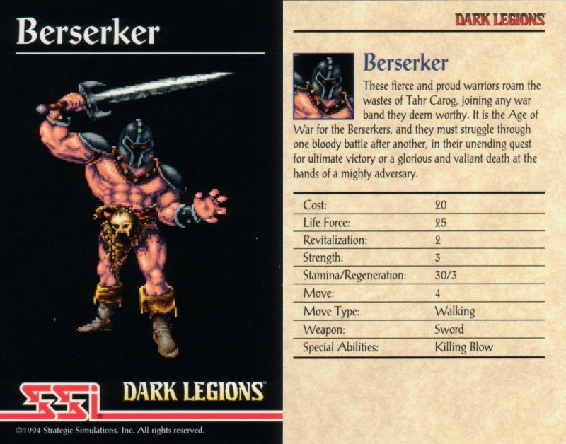 dark legions cards